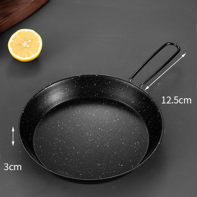 Stainless steel folding handle frying pan