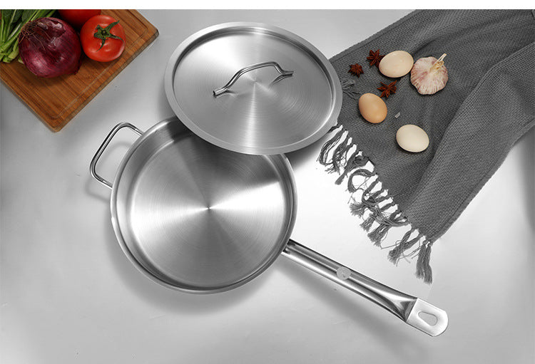 Stainless steel single handle sauce pot