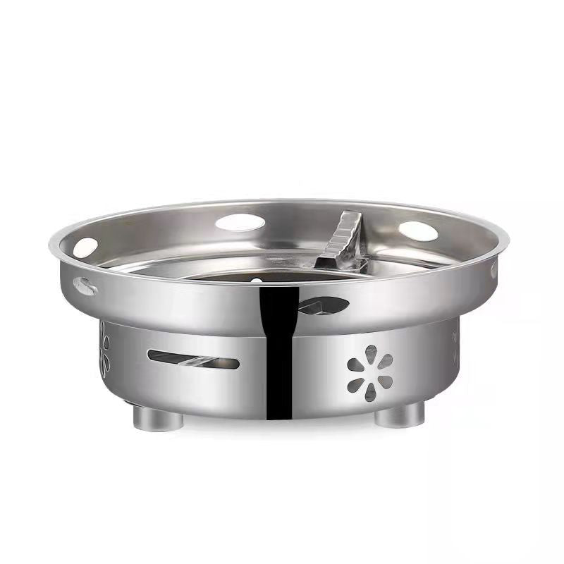 Stainless Steel Windproof Alcohol Stove Adjustable Fire Fire Boiler