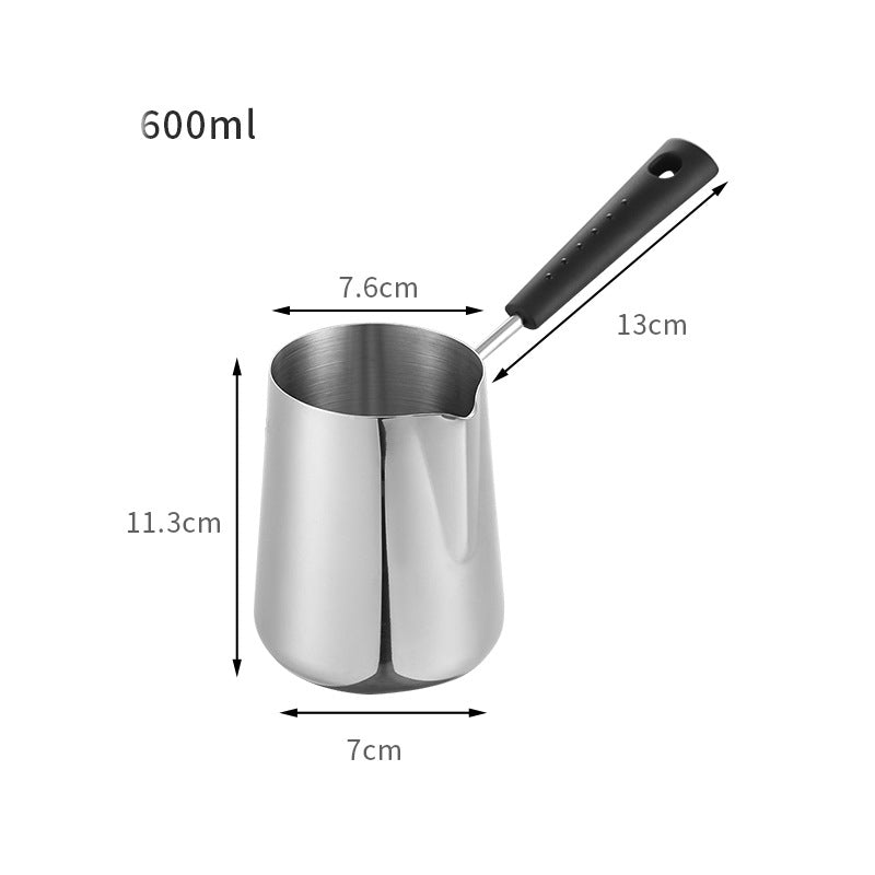 Stainless Steel Wax Melting Pot Milk Pot Frying Pan