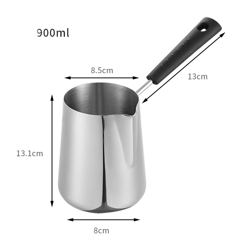 Stainless Steel Wax Melting Pot Milk Pot Frying Pan