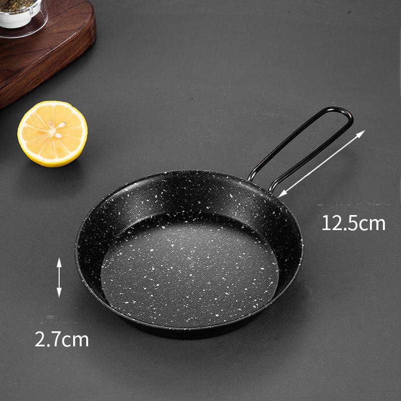 Stainless steel folding handle frying pan